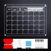 Clear Magnetic Acrylic Double-Layer Dry Erase Board for Refrigerator