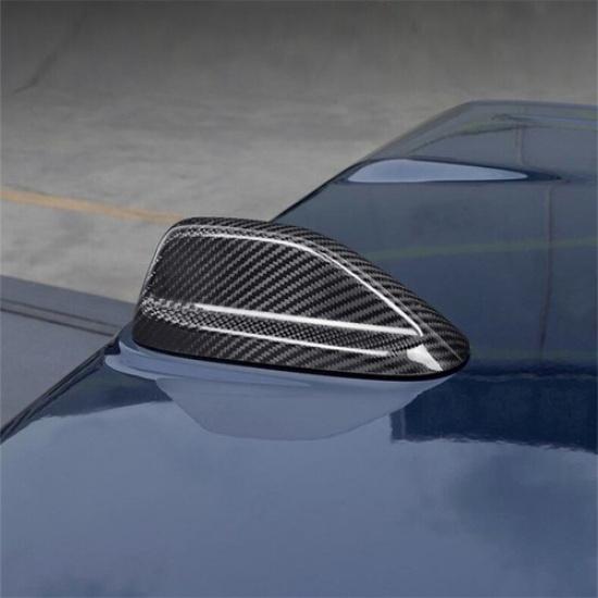 Real Carbon Fiber Antenna Base Stiick Cover Trim For Dodge RAM Durango 2018-2024