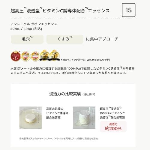 Unlabel Unlabel Lab Vitamin C Essence 50ml Serum Vitamin C Moisturizing Moisture Pores Dullness Keratin Approach