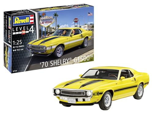 Revell 1/25  70 Shelby Mustang GT500 Пластиковая модель 07729 (Автомобиль)