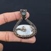 Moonstone Gemstone Pure Copper Wire Wrapped Handmade Pendant Jewelry For New Year Gift
