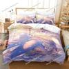 Yoisaki Kanade Bedding Set Cartoon Anime Three-piece Set Adult Kid Bedroom Duvetcover Sets 3D Kawaii Girl Colcha De Verano Cama