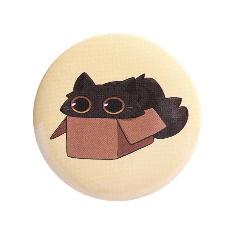 Kreslené plechové odznaky Postava ze hry Kočka Krabička Fanoušci anime Hudební kapela Odznaky na klopu Oblečení Vtipné šperky Dárek pro přátele