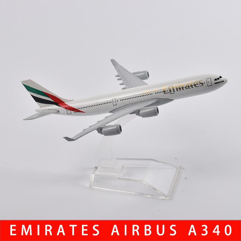 1/400 Scale 16cm A340 EMIRATES Airways Airplane Model Planel Airplane Diecast Metal Planes