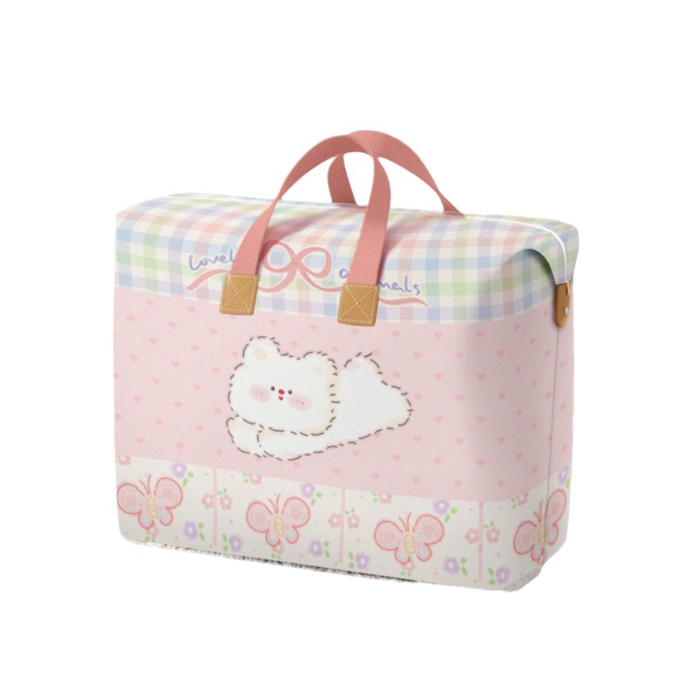 Non-woven Fabric Clothes Quilt Storage Bag Cartoon Moving Packing Bag Luggage Storage Bag  Blanket