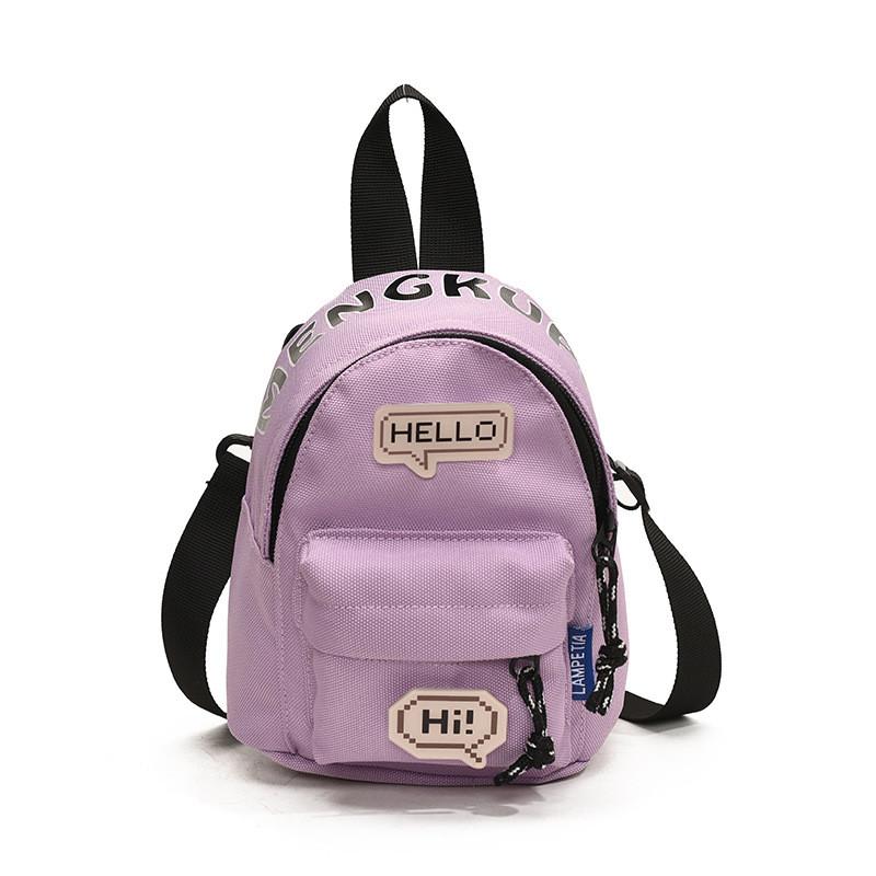 Fashion Shoulder Leisure Bag Canvas Material Letter Design Suitable For Daily