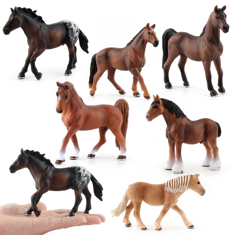 Realistic Pvc Wild Horse Model Collection Featuring Majestic Breeds For Home Decor