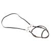 Horse Bridle with Rein Adjustable Size Cowhide Sturdy Comfortable Horse Headstall for Riding