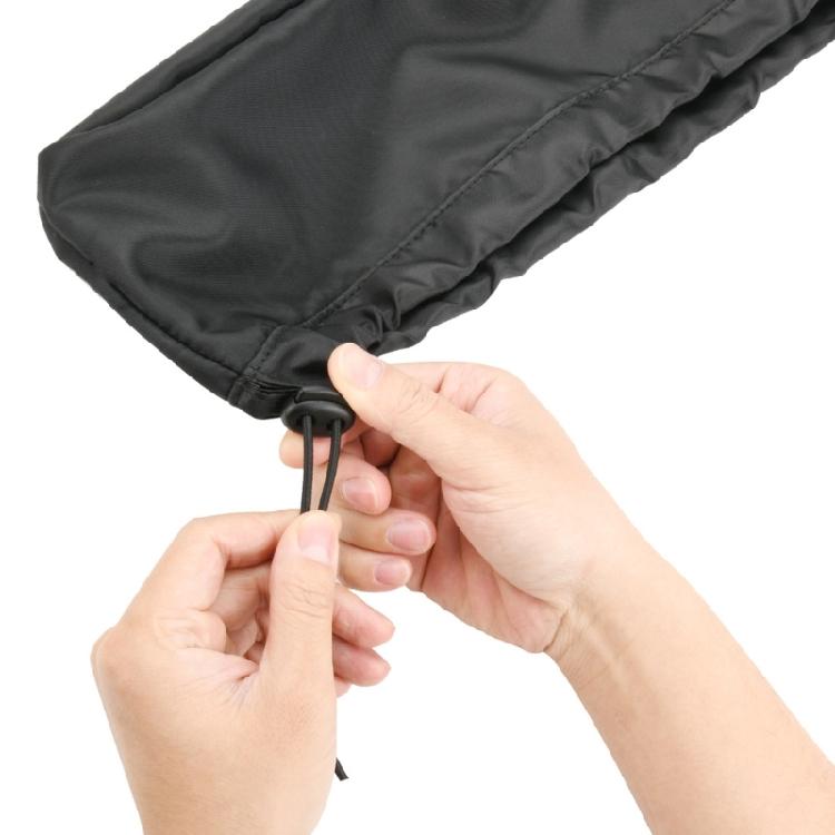 Lehký chránič proti prachu pro soundbar Ray, z pevné keprové látky, s snadno nasazovacím elastickým uzávěrem