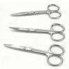 Stainless Steel Straight & Bent Tip Scissors for Gauze, Suture Removal, Tissue Trimming, Teaching & Beauty.