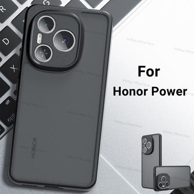 For Honor Power Case Honor Power Cover Funda Luxury Matte PC + TPU Shockproof Protective Phone Back Cover Cases For Honor Power
