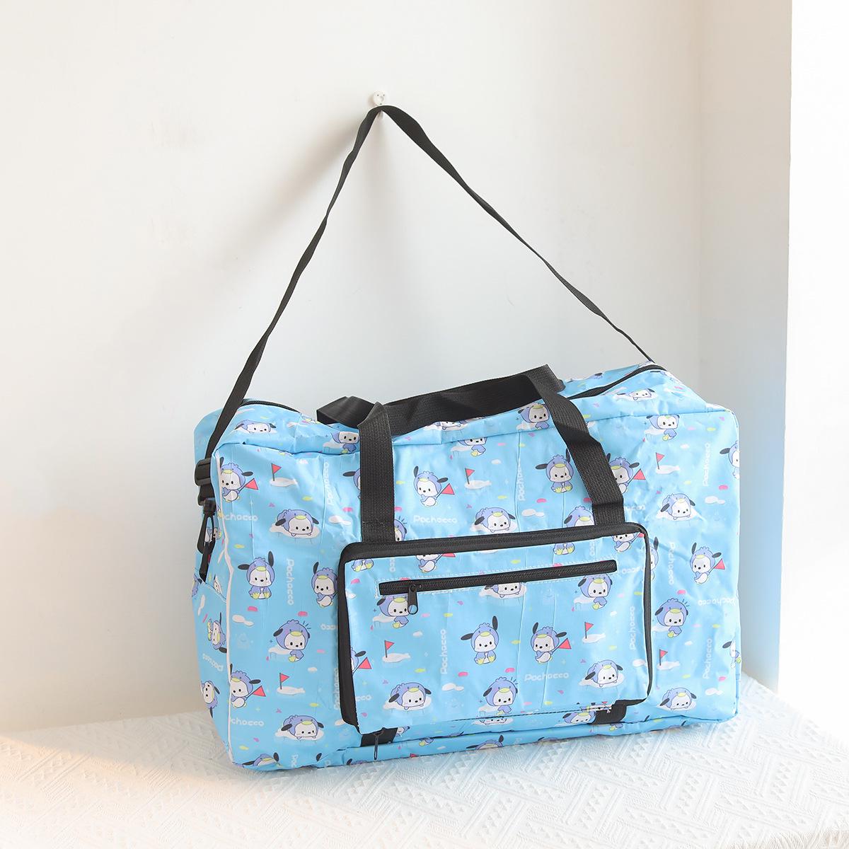 

Портативная складная мультяшная водонепроницаемая дорожная сумка для хранения багажа 55x35x20cm