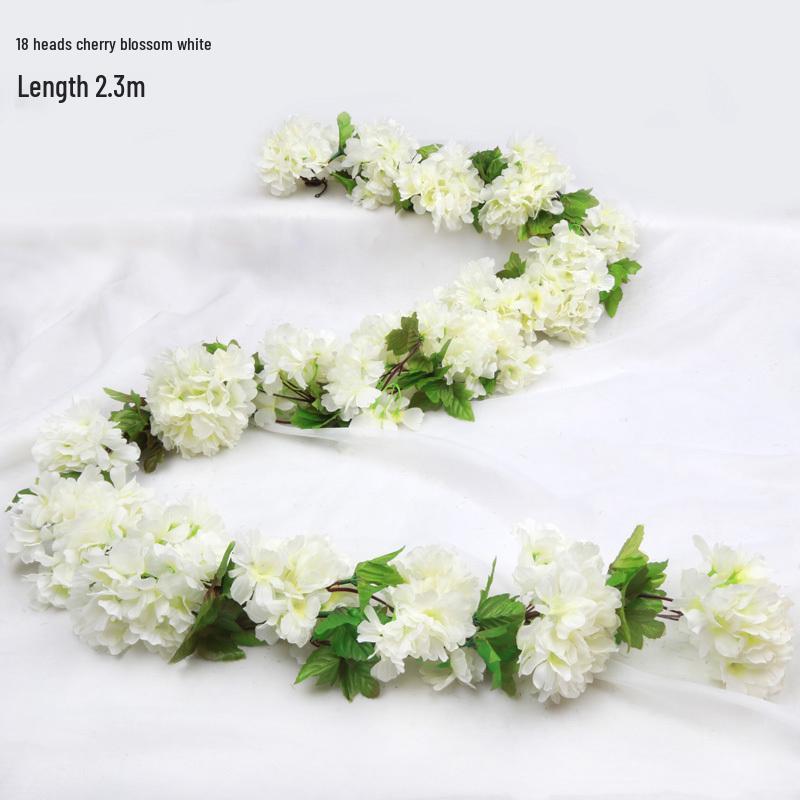 Rattan Vine Decorative Fake Leaves for Ceiling and Pipe Covering