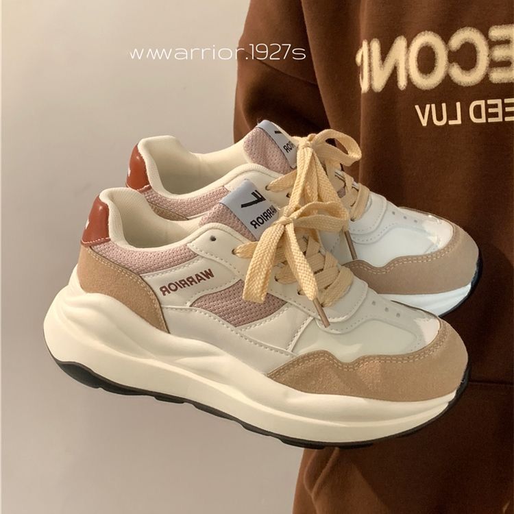 

Вафельные кроссовки Форрест Гамп женские весна-осень 2025 новая платформа универсальные кроссовки папы повседневные ретро легкие спортивные кроссовки 40 розовый