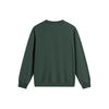 Li Ning Badfive Letter Round Neck Loose Sweatshirt Unisex Sweatshirt Dark-Green AWDTE05-2