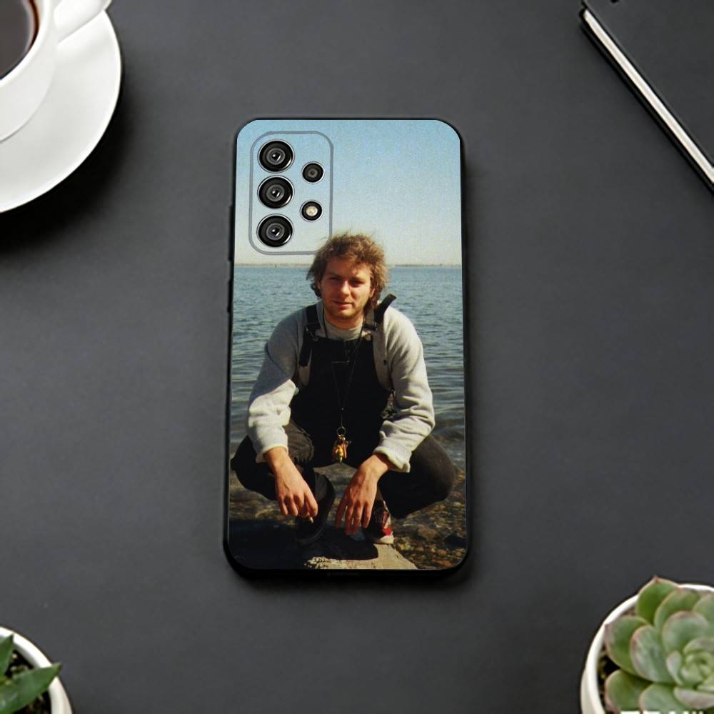 

Slacker Rock Mac Demarco Phone Case Black Silicone Soft For Samsung S25,S24,S21,S22,S23,S30,Ultra,S20,Plus,Fe,Lite Samsung S26