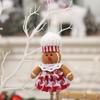 Christmas gingerbread man hanging ornaments long-legged gingerbread man doll mini gingerbread man pendant Christmas