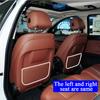 New Model Front Seat Backrest Leather Pocket Pack Trim Cover For BMW 5 GT X5 X6 7 Series F10 F11 F07 F01 F02 F15 F16 730 735