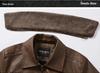 Men's European-American Winter PU Leather Jacket - Velvet Lined, Slim Fit, Lapel Style Outerwear.