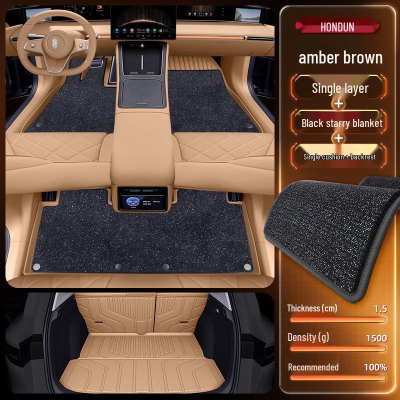 2026 Hongqi S9 TPE Floor Mats: Full Set Interior Carpet for Five Seats