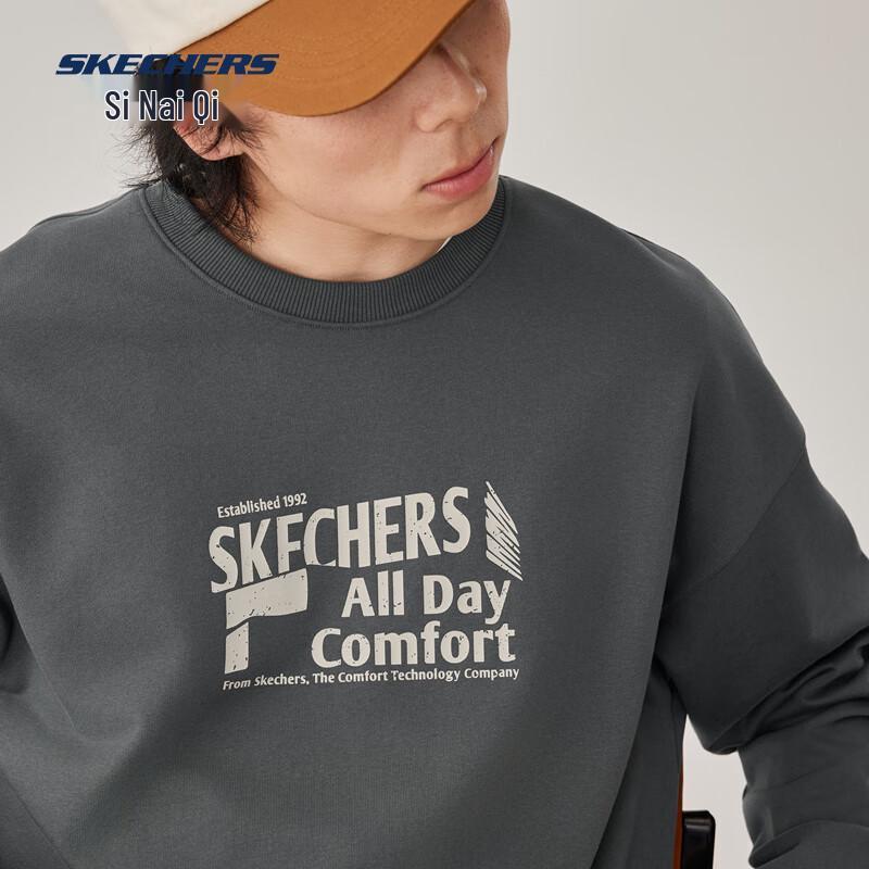 

Skechers Unisex Relaxed Fit Pullover Sweatshirt L325U084 XL