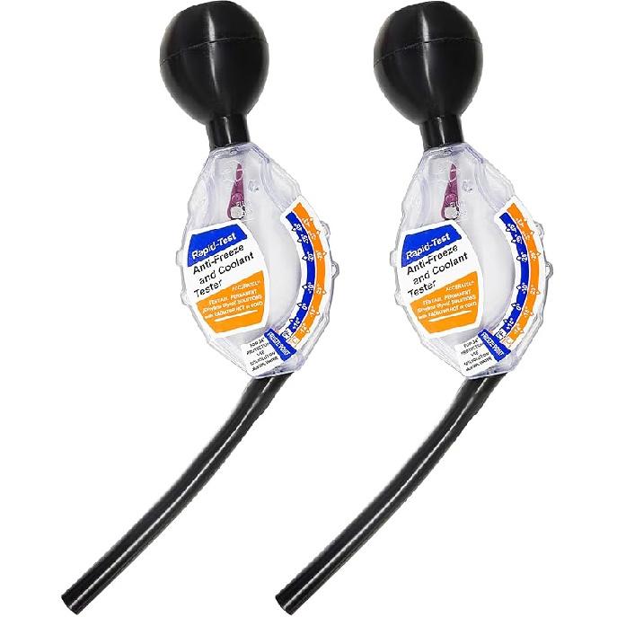 Coolant Tester, Accurate Dial Type Coolant Hydrometer Tester, 6/12/24V Car Battery Liquid Densitometer, Quality Automotive Antifreeze Tester For