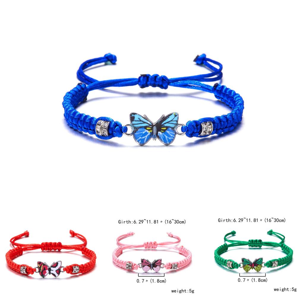 Style Geometric Handwoven Bracelet With Alloy Accents For Gift Giving