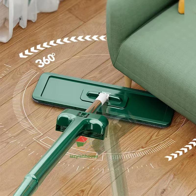 Mops Floor Cleaning Tools Squeeze Mop Household Cleaning Easy To Drain 360° Spin Home Floor Mop Cleaning Brooms Utensils House