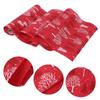 Household Christmas Polyester Printed Table Runner Cloth Home Party Banquets DecorationA Type Red Christmas Tree
