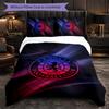 Biancheria da letto a tema Rangers FC Set 3 Pezzi Copripiumino Biancheria da letto Decorativa Per Stanza Adolescenti Decorazione Casa
