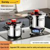 Large Capacity German 316 Stainless Steel Explosion-Proof High-Pressure Cooker, Induction Compatible