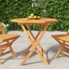 VidaXL Folding Garden Table Dining Table Dinner Table Patio Terrace Camping Outdoor 85x85x76 Cm 47418