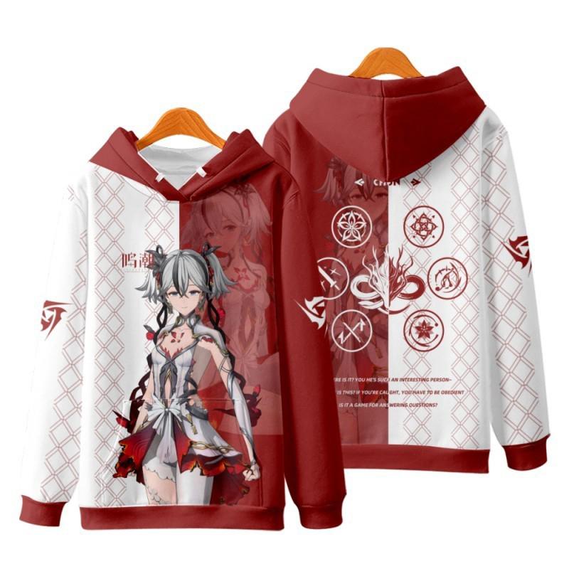 Game Wuthering Waves All Role Playing Hoodie 3D Print Men Women Anime Sweatshirt  Spring Autumn  Hoodies Casual Y2k Tracksuit Coat