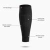 2 Pairs Soccer Shin Guards for Kids Youth Adult Calf Compression Sleeve with Honeycomb Pads Protective Gear for Football Baseball Boxing