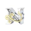Copper Full Series Of A-Z Letters Pendant Charms For Originalbracelet Charm Necklace Diy Female Jewelry