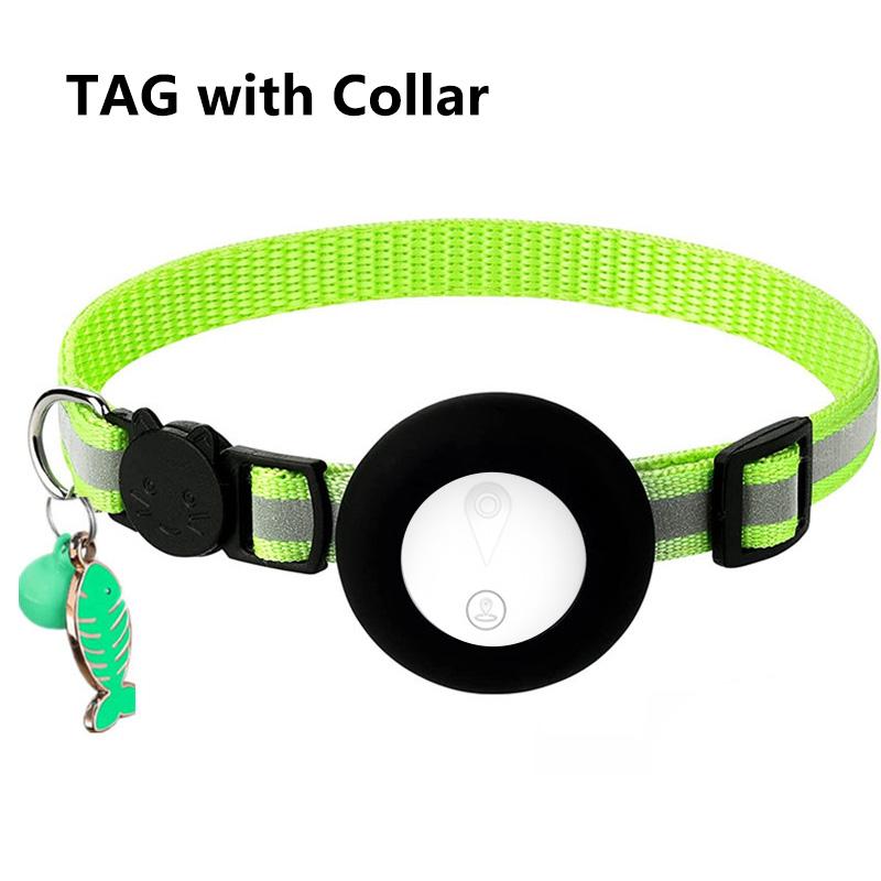 Remote Pet GPS Tracker Real-Time Tracking Movement Alert Collar Anti-Lost Cat Global Locator for Apple and Android Phones