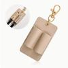 Hanging PU Lanyard Pen Holders Creative Design Keychain Pen Clip Leather Pen Pouch  Office Supplies