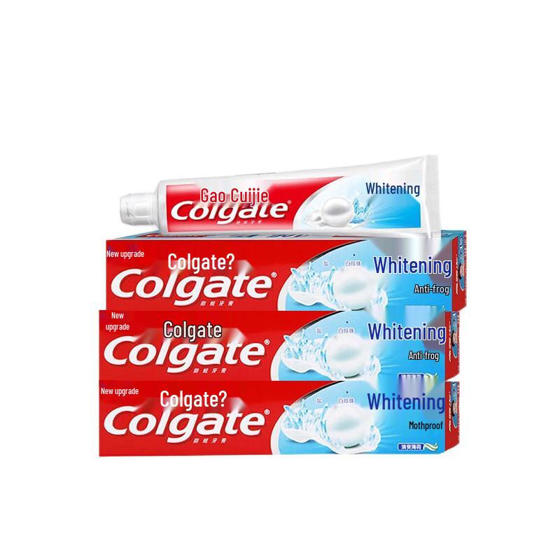 Colgate Triple Action Anti-Cavity Whitening Toothpaste 140g x 3 Pack