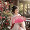Handheld Decorative Fan Butterfly Pattern Hand Fans Chinese Style Folding Fan  Home Decoration