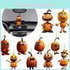 Acrylic Pumpkin Car Hanging Pendant With Cartoon Style Halloween Decoration For Car Interior