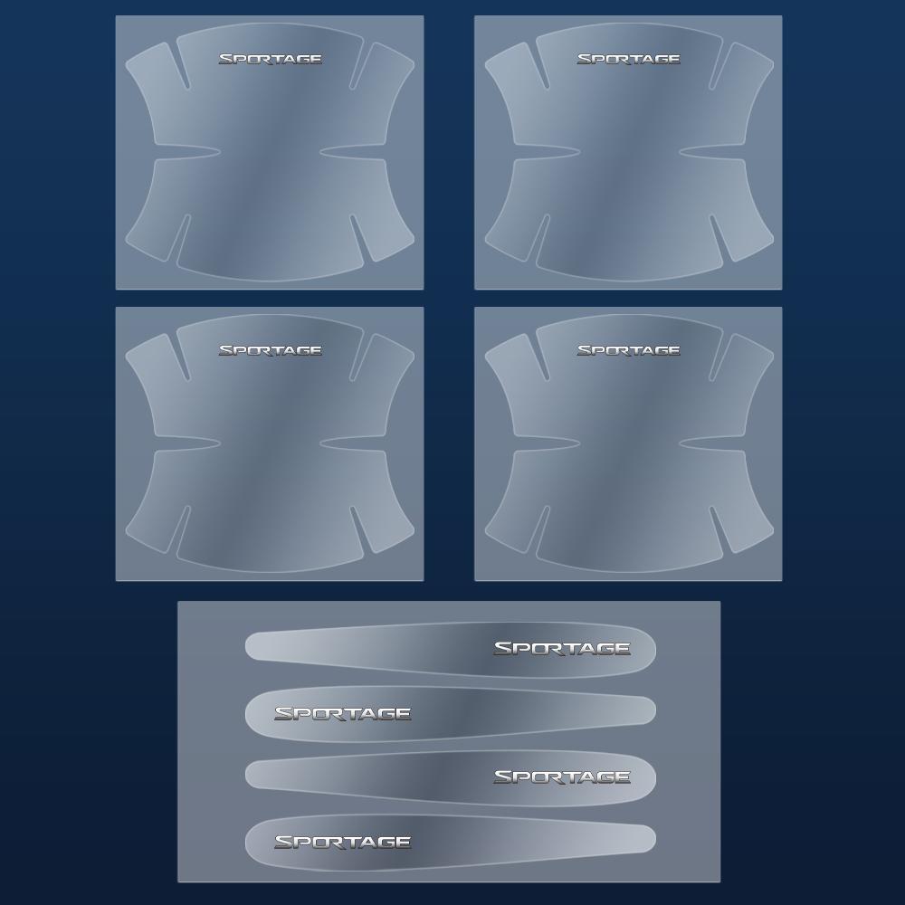 2026 Het Bilklistermärke 8 st Repskyddande Bil Dörrhandtag Skål Skyddsfilm Klistermärke För KIA Sportage Cadenza Sorento Soul Picant