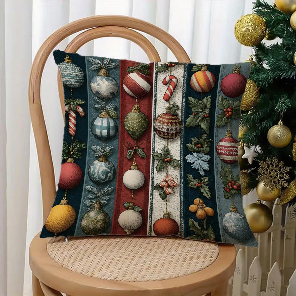 Weihnachtsmuster Kissenbezug DesignGeeignet für Sofa Auto Schlafzimmer dekorativer Kissenbezug Kissenbezug
