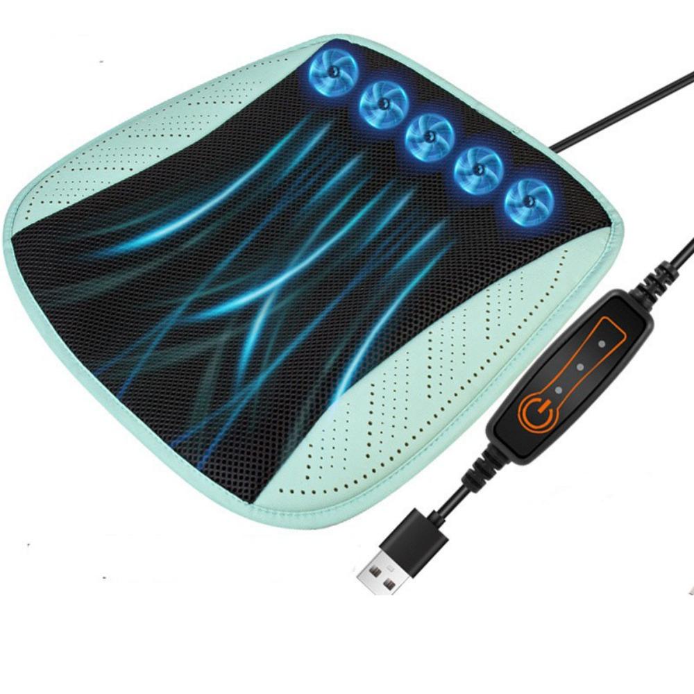 Fast Blowing USB Fan Blowing Seat Cushion Car Ventilated Seat Cushion Office Chairs
