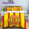 KV Mechelen Pattern Bedding Home Decoration Birthday Gift (1 * Duvet Cover + 2 * Pillowcase, Without Core)