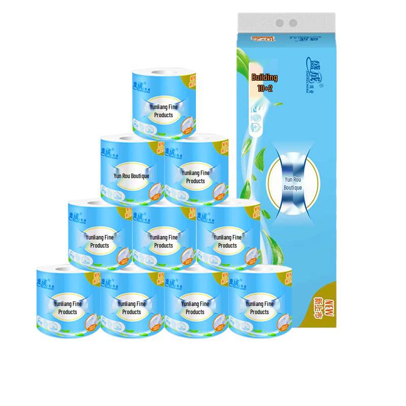 Hollow Toilet Paper for Hotels - Large Quantity, Portable, Wet & Dry Use