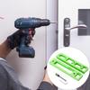 Light Weight Plastic Carpenter Slotting Template Precisions Slotting Tool for Installing Concealed 3D Hinge Enduring