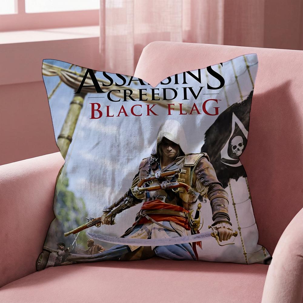 PassionA-AssassinsS C-CreedS Cushion Cover Multi-Scene Pillow Cover for Home & Car - Reversible, Soft & Durable for Daily Use