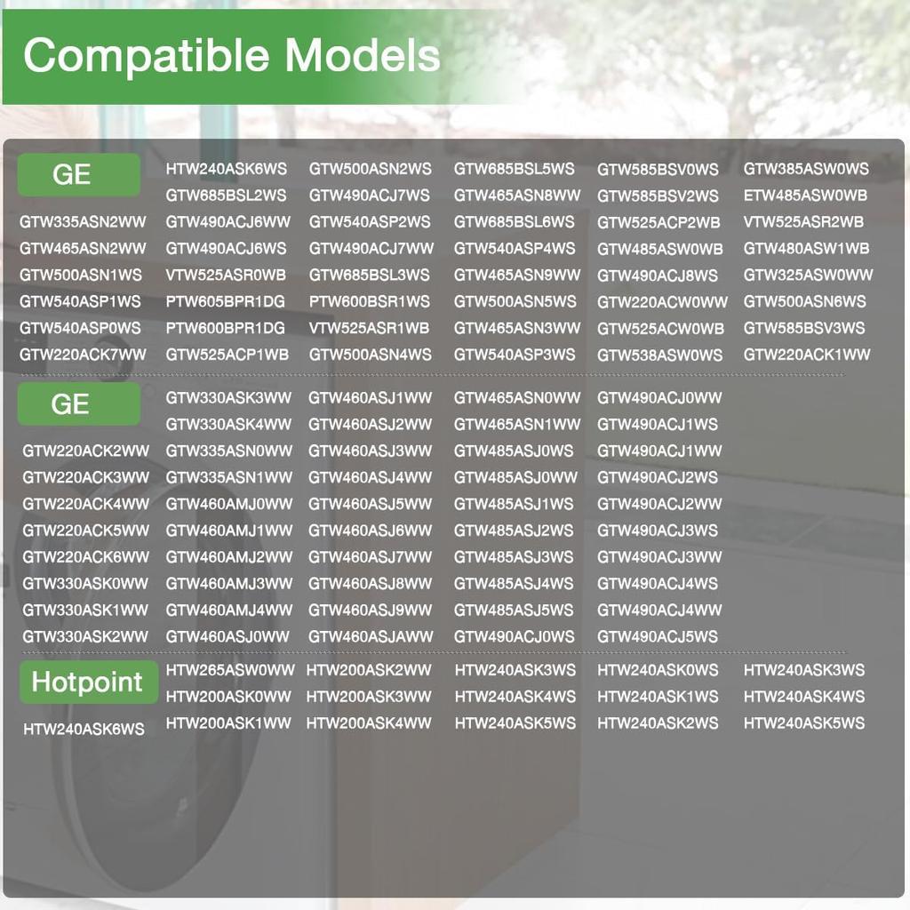 Upgraded WH03X30517 Washer Shift Actuator & WH01X27538 Washer Drive Belt & WH05X24185 Washing Machine Clutch & WH01X24434 Washer Spring Compatible