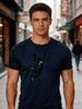 Unisex Crew Neck Tee Basketball Dunk Silhouette Front Print Short Sleeve Oversized Male Daily Casual Soft Breathable Basic Wear Top