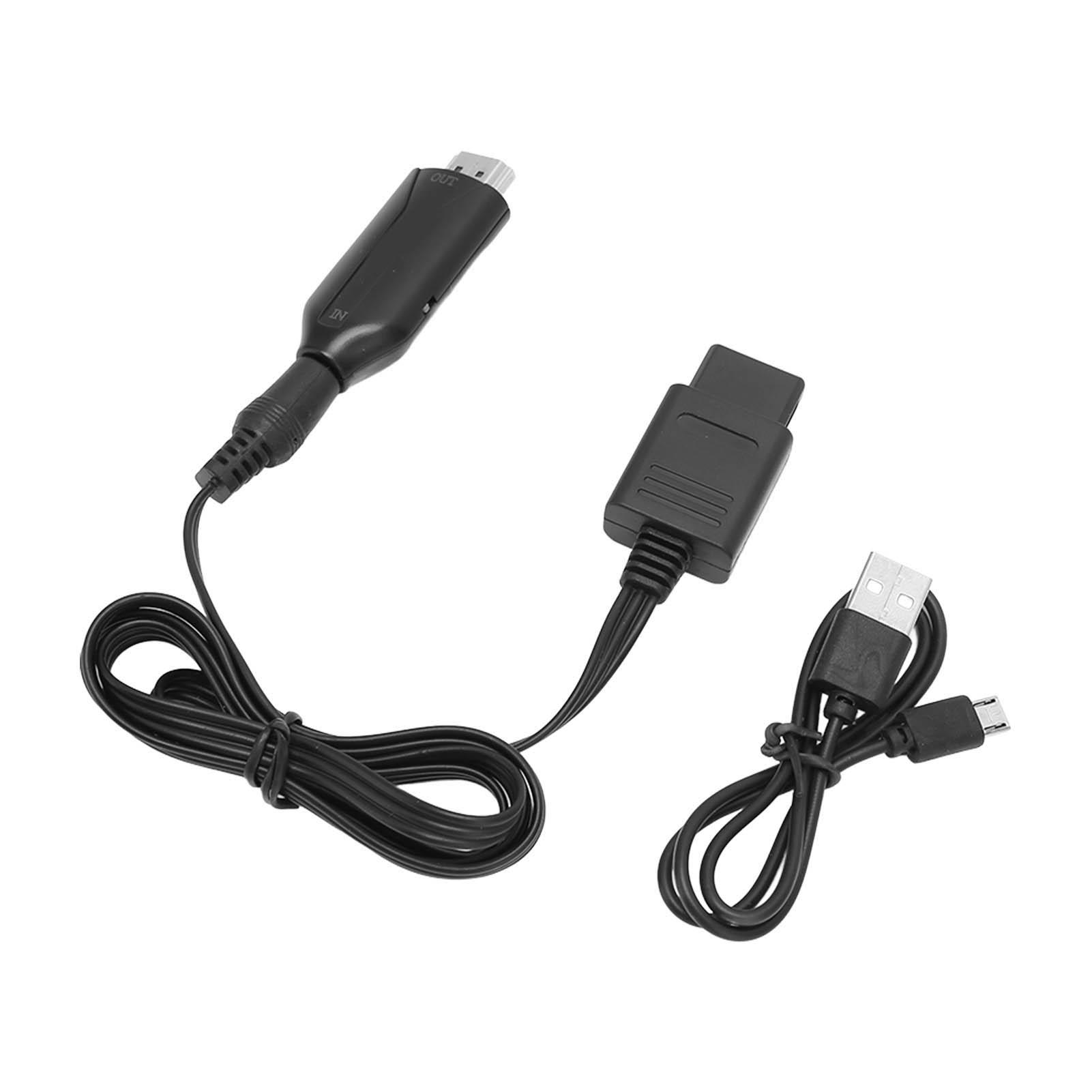 

For N64 to HD Multimedia Interface Adapter Cable 3 Display Modes Plug and Play HD Video Converter with Power Cord